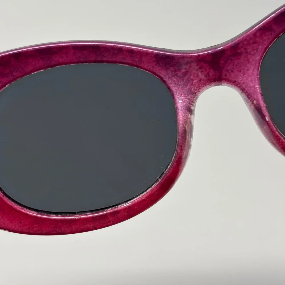 Disney Frozen Sunglasses Girls Pink Glitter Anna Elsa Snowflake Y2K‎ Kidcore